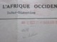 1951 DAKAR SÉNÉGAL BANQUE AFRIQUE OCCIDENTALE AOF-AVION-Marcophilie Devant De Lettre EMA(Empreinte Machine à Affranchir) - Storia Postale