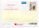 Postal Stationery HEART ASSOCIATION - FINLAND - Postage Paid  2008 - GNOMES - CHRISTMAS TREE - STAMP GIRL & BULLFINCHES - Interi Postali