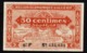 ALGERIE: Bilet De 50 C. Rouge Clair. Date 1944. N° 97b Série F (le Plus Rare) - Algeria