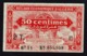 ALGERIE: Billet De 50 C Rouge Foncé. Date 1944. N° 100 (2ème Tirage) N'a Pas Servi - Algérie