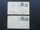 Delcampe - USA Belegeposten Mit 59 Stk. 1887 -1939 Social Philately Dr. Oskar Bolza Mathematiker Korrespondenz GA Mit Zusatzfrankat - Collections (without Album)