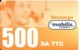 CARTE-PREPAYEE-ALGERIE-RECHARGE MOBILIS -500DA TTC-Validité 31/12/06-BE-RARE - Algeria