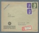 POSTAL HISTORY NICE COVER GERMANY DEUTSCH REICH REGISTERED MAIL KOLMAR BELEGE BRIEF HITLER FURER - Covers & Documents