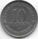 *notgeld Pforzheim 10 Pfennig  1918 Fe  1917 423.2 - Other & Unclassified