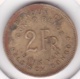 CONGO-BELGE. 2 FRANCS 1946. (Éléphant) - 1945-1951: Regencia