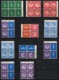 GREAT BRITAIN QUEEN ELIZABETH II 1952 - 1960 WILDING BOOKLET PANE SELECTION X 24 INCLUDES WATERMARK VARIETIES - Ungebraucht