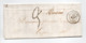 - Lettre LA FLECHE (Sarthe) Pour ANGERS (Maine-et-Loire) 24 AOUT 1845 - Taxe Manuscrite 3 Décimes - - 1801-1848: Précurseurs XIX