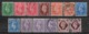 1941-1947 GREAT BRITAIN Set Of 13 Used Stamps (Scott # 258-263,266) CV $14.60 - Gebraucht