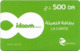 Algeria - Idoom - Green, Date #3, Exp.31.12.2020, GSM Refill 500DA, Used - Algerien