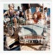1964 Snapshot / Photo 9 X 9 Cm - Enfants Dans Une Voiture / Moto De Manège - Foire - Fête Foraine - Attraction - 2 Scans - Cars