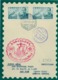 1951 , BARCELONA , CERTIFICADO A COSTA RICA , CORREO AÉREO , TRÁNSITOS Y LLEGADA , CORREO AÉREO - Cartas & Documentos