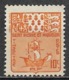 St. Pierre & Miquelon 1947. Scott #J68 (M) Arms And Fishing Schooner - Timbres-taxe
