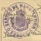 Kaart Stempel BRUGGE Met Stempel SERVICE DE MANUTENTION / BRUGES - Army