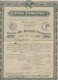 Action : Société  De Capitalisation " Caisse Familiale" Siège Social à Paris  Titre De 10.000 Francs 1938 + Courrier - Bank & Insurance