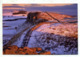 ENGLAND - AK 364711 Hadrian's Wall And Crag Lough At Sunset In Winter - Otros & Sin Clasificación