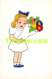 CPA ENFANT FILLE GARCON DESSIN CHILDREN CARD BOY GIRL - Children's Drawings