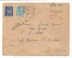 POCHE SAINT NAZAIRE PETAIN MERCURE LETTRE REC PROV HERBIGNAC 5.2.1945 COURRIER CIVIL RARE - 2. Weltkrieg 1939-1945