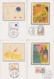 1978. Vier FDC Op Zijde, Sur Soie. N° 1907-1910. Toeristische Uitgifte, Zie Scans - 1971-1980