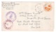 Entier Postal US Cachet Navy Mars 1945 Naval Censor + Cachet Marine Nationale Service à La Mer Poste Navale - WW II