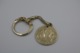 Vintage KEYCHAIN : QUEEN ELISABETH II BRITISH HALF PENNY COIN -  RaRe - 1965's - Porte-cles - Porte-clefs