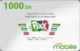 Algeria - Mobilis - Pixx (English Text), Exp.06.02.2019, GSM Refill 1.000DA, Used - Algeria