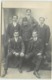 DEP 36 LE BLANC CARTE PHOTO DE 6 JEUNES GARCONS 1 MILITAIRE ET 5 CIVILS PHOTO PERRAGUIN - Le Blanc