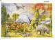 2012 Jordan Dinosaurs Prehistoric Animals   Complete Set Of 2 Sheets  MNH - Jordan