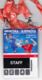 Croatia Zagreb 2019 / Arena / Handball / Croatia - Germany / STAFF Accreditation, Neck Hanging Strap - Handball