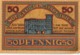 Billets De Nécessité Allemand 1921, 50 Pfennig - Reichsschuldenverwaltung