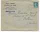 France Algérie-lettre CREDIT FONCIER -MOSTAGANEM Avec Semeuse Non Surchargèe Algérie 31.5.28 Vers BOLLENE - 1921-1960: Moderne