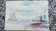 CPM. SAIL ART - Aquarel Peter HOFLAND - HOLLAND - PORT BATEAU CARGO - AQUARELLE - Paintings