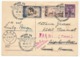 LUXEMBOURG - Entier + Affr Compl. Cachet "1er Vol Postal LUXEMBOURG - STAVANGER - BERGEN" 17/10/1955 - Storia Postale