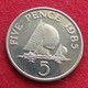 Guernsey 5 Pence 1985 Sail Guernesey UNCºº - Guernsey