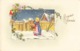 Poste Lettre Courrier Illustration Illustrateur Cpa Enfant Postant Sa Lettre Cachet 1955 - Postal Services