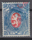 Czechoslovak Legion In Russia 1919 Lion Issue Embossed With Doubled Blue And Red Printing (t20) - Legión Checoslovaca En Siberia