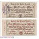NOTGELD - RAUXEL - 2 Different Notes (R022) - [11] Local Banknote Issues