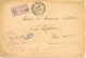 51-cachet Hôpital Aux. Sainte-Croix N°6 De Chalons/Marne  Sur Lettre Recommandée En 1918-cachet De Cire Au Verso.rare - Guerre De 1914-18