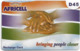 Gambia - Africell - Bringing People  Closer, Hands Together, Prepaid 45GD, Used - Gambie