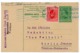 1928 YUGOSLAVIA, CROATIA, ZAGREB TO BERLIN, GERMANY, STATIONERY CARD, USED - Entiers Postaux