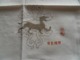 Delcampe - Série De 6 Serviettes ( Ou Mouchoirs ) Brodés  Et Ourlés Machine Coton Blanc - Handkerchiefs