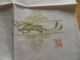 Delcampe - Série De 6 Serviettes ( Ou Mouchoirs ) Brodés  Et Ourlés Machine Coton Blanc - Handkerchiefs