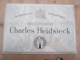 Champagne Charles Heidsieck Hangbord 25 Op 17 Cm 1951 Rob Otten Bruxelles - Enseignes