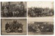 MILITARIA - Lot De 16 Cartes Photos Prises Dans Des Camps De Prisonniers Français - War 1914-18