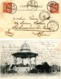 CHINE CP 1905 SHANGAI SUR TIMBRE CHINE => FRANCE SUPERBE - Lettres & Documents