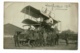 Carte Photo - L'Aigle (61) Aout 1916 - Camion R.E.O Transportant Un Avion Biplan Démonté à Proximité D'une Gare (animé) - War 1914-18