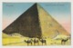 Egypt - Vintage Post Card - Pyramids Of Giza - Egiptología