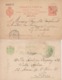 Lot De 2 Entier - Carte Postale - Espagne 1902 Et 1906 (pli Centrale Sur La 1er Carte -voir Scan Recto-verso) - Otros & Sin Clasificación