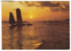 M590 Vietnam Carte Postale HA LONG Sunset Posted 1993 Hanoi Red Meter - Vietnam