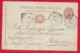 CARTOLINA POSTALE VG ITALIA - 1895 Effige Umberto I° Ovale - 10 C. - U. CP 25 - 9 X 14 - 1901 PORTOGRUARO - Interi Postali