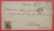 1874 LETTRE Port Du De MADRID  Négociant En Vin BORDEAUX St Julien Médoc Marque D' ENTRÉE  ST JEAN DE LUZ ? SPAIN Wine - Covers & Documents